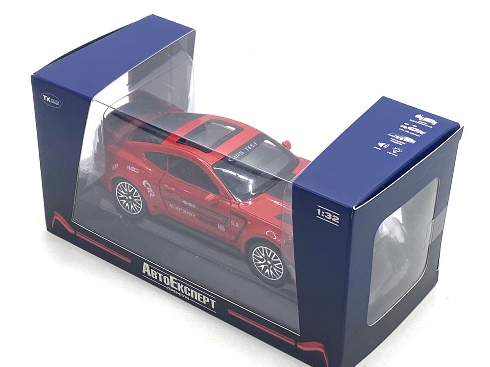 Машинка металева TK Union Group Ford Mustang Shelby 1:32 світло звук Червона (GT-1712) Чернігів - фото 2