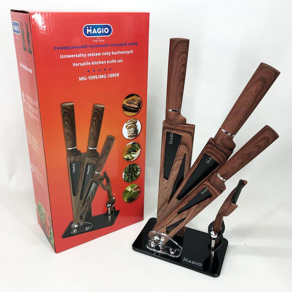 Топ кращих ножів для кухні, Набір литих кухонних ножів, Ножі для кухонних потреб Набори NR-26 Івано-Франківськ - фото 3