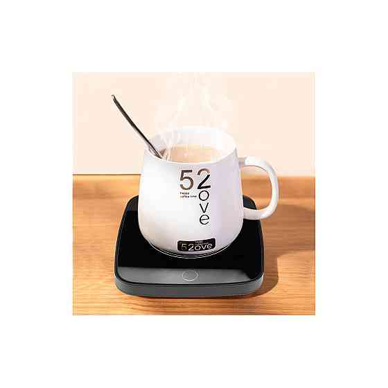 Підігрівач чашки підставка для підігріву Nuonove Smart Touch Heat Coaster білий 16W 110V 3 режими 40°C 50°C 60°C сенсорна панель Київ