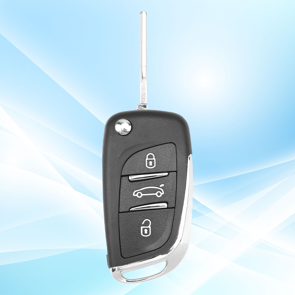 Выкидной ключ Peugeot с 3 кнопками и чипом Киев - изображение 5