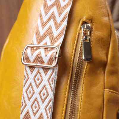 Сумка Vintage З гладкої екошкіри Жовта (22769) Вінниця