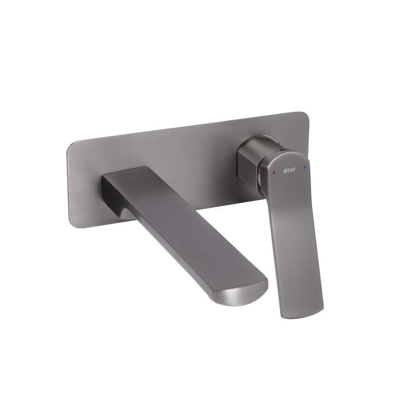 Смеситель для раковины Qtap Slavonice скрытого монтажа QTSLA273GMB45920 Gunmetal Black PVD Харьков - изображение 1