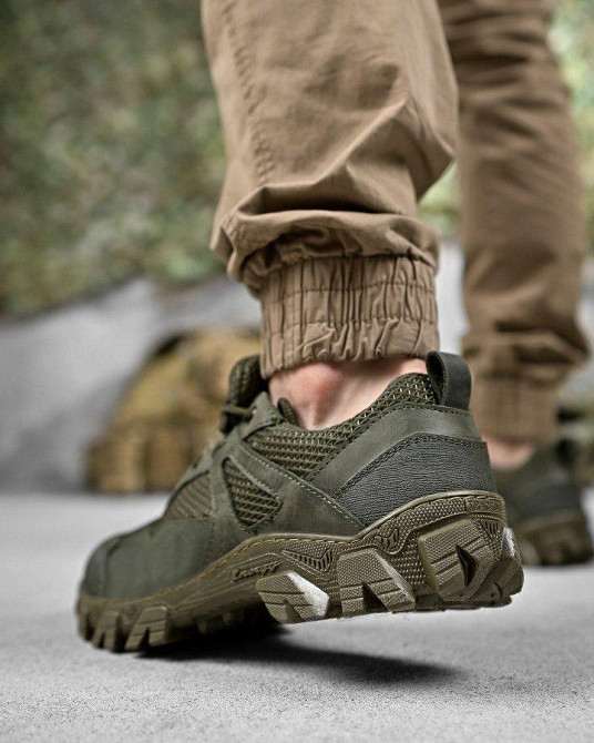 Тактичні кросівки OMEGA сітка олива ДЛ6570 Одеса - фото 13