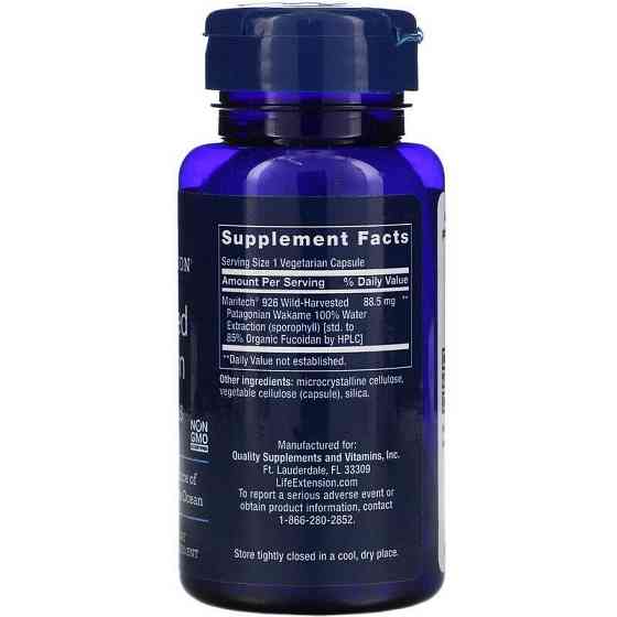 Фукоидан Life Extension Optimized Fucoidan 60 капс Киев