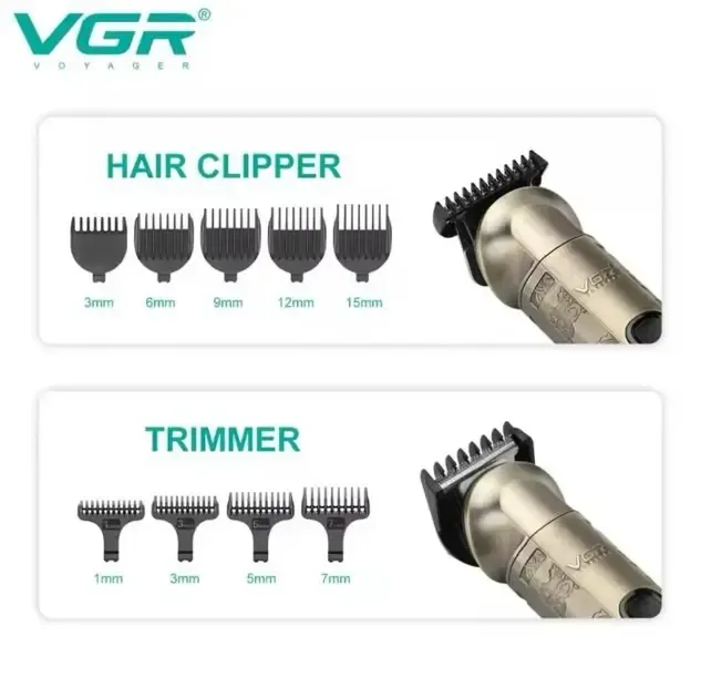 Машинка для стрижки VGR V-109 6в1 многофункциональный триммер Коломыя - изображение 4