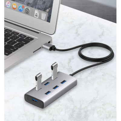 Концентратор Maiwo USB 3.0 Type-A / Type-C to 7х USB3.0 (KH700) Винница - изображение 7