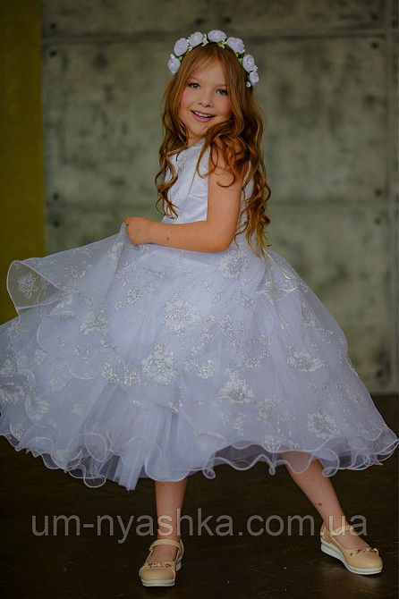 Дитяча біле плаття Сніжана Кривий Ріг - фото 1