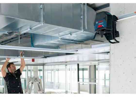 Лазерный нивелир Bosch GCL 2-50 Professional с приемником LR 6, держателями RM 1 и BM 3, кейс Киев