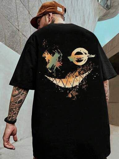 Футболка чоловіча с принтом  42 Чорний 2664090257 Дніпро - фото 1