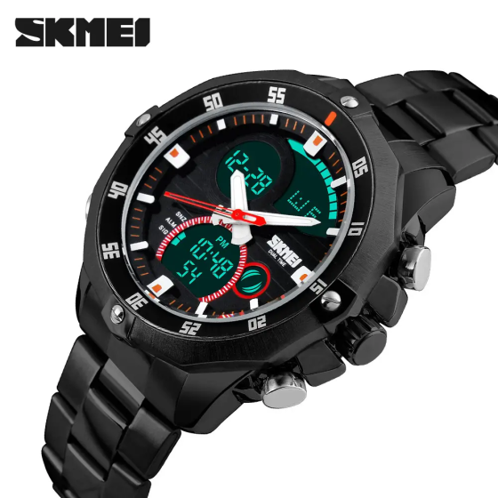 Мужские наручные часы Skmei 1146 Черный Винница