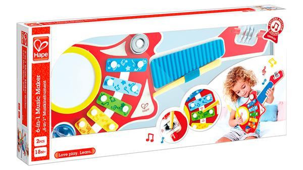 Дитяча гітара Hape Мініоркестр 6 в 1 (E0335) Харків - фото 10