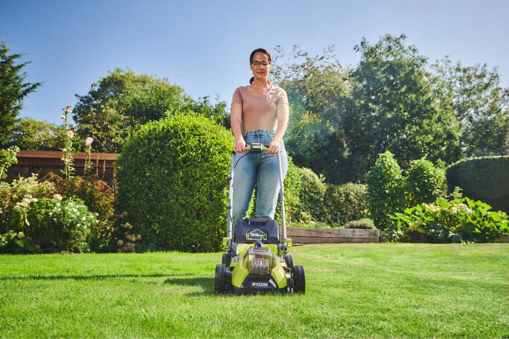 Газонокосилка аккумуляторная бесщеточная RYOBI RY18LMX33A-150 Одесса - изображение 3