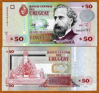 Уругвай / Uruguay 50 Pesos Uruguayos 2011 Pick 87b UNC Полтава