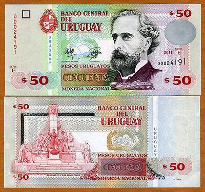 Уругвай / Uruguay 50 Pesos Uruguayos 2011 Pick 87b UNC Полтава - изображение 1