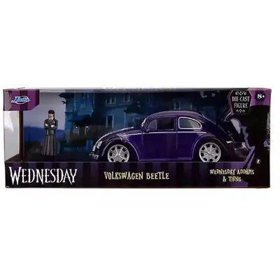 Машина Jada металлическая Венздей Фольксваген Битл с фигуркой Венздей, 1:24 (253255076) Винница - изображение 9