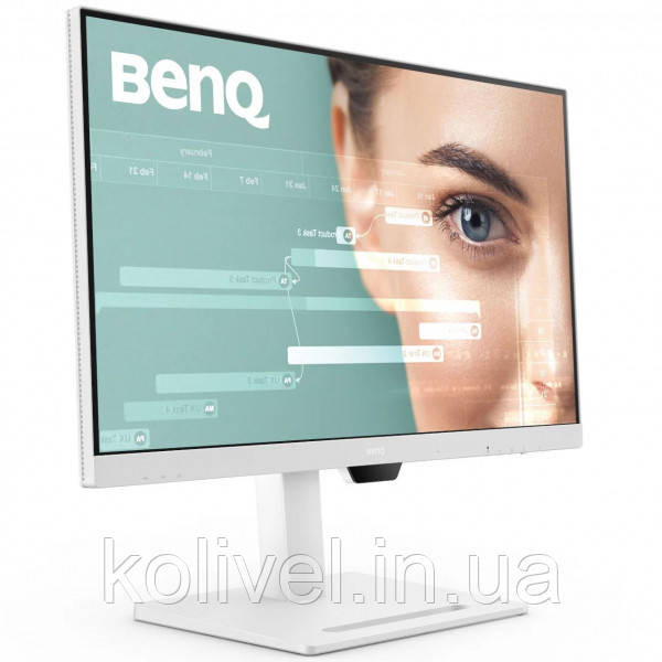 TFT 27" BenQ GW2790QT, IPS, QHD, 75 Гц, HDMI, DP, USB-C, HAS, колонки, білий (GW2790QT) Київ - фото 2