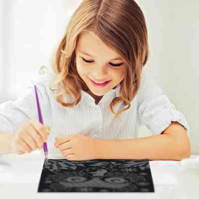 Набор для творчества Nebulous Stars Гратаж: Звездные гравюры (11014) Винница