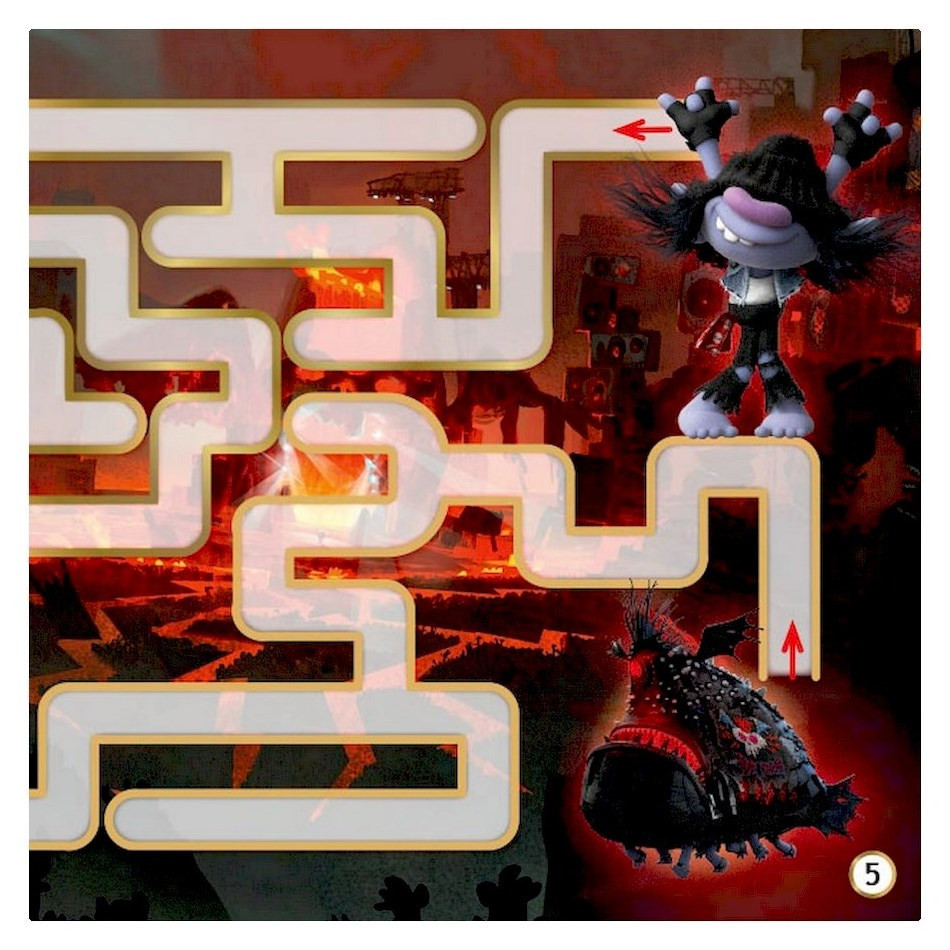 Лабіринти з наклейками "Музика об'єднує" Тролі 1249011, 450 наклейок Вінниця - фото 5