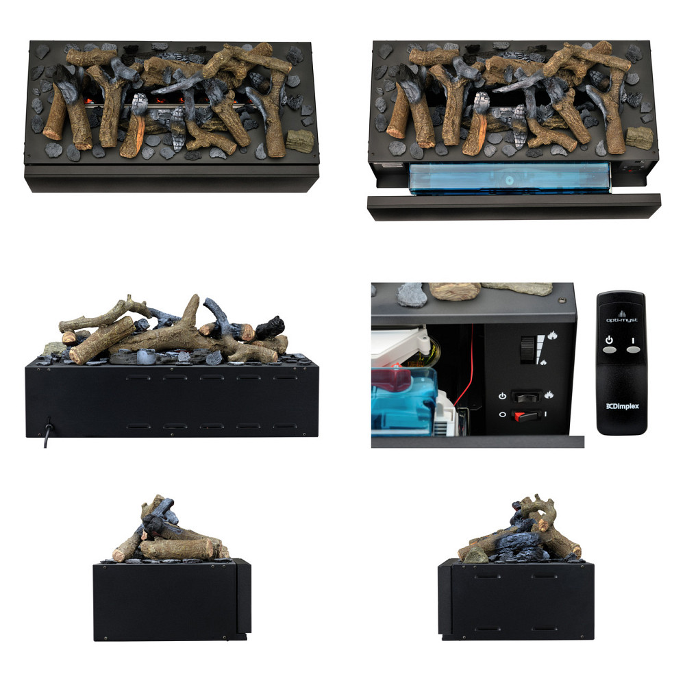Электрокамин парогенераторный Dimplex Opti-Myst Cassette L с 3D эффектом пламени и дровами. Киев - изображение 13