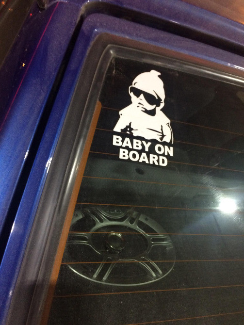 Наклейка Ребенок в машине Baby on board большая св Киев - изображение 5