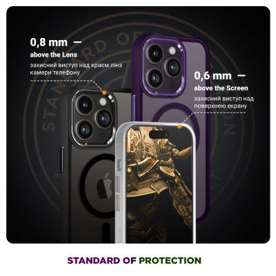 Чехол для мобильного телефона Armorstandart Unit MagCase Apple iPhone 17 Pro Matte Clear (ARM86291) Винница - изображение 4