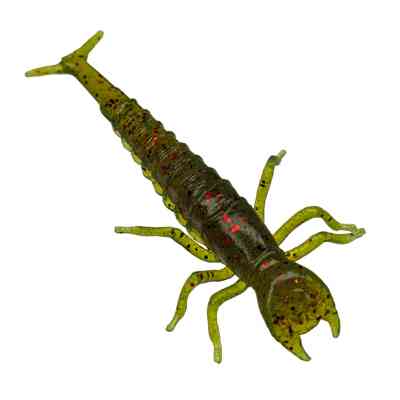 Силікон рибальський FishUP Diving Bug 2" 019 - Motor Oil/Red (8шт/уп) (1864.14.65) Вінниця