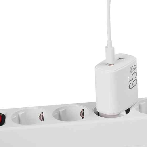 Сетевое зарядное устройство Brevia ePowerGaN PD65W 2xUSB-C белый Львов