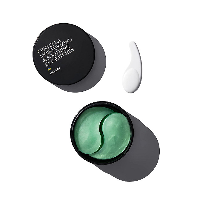 Успокаивающие патчи с центеллой Сentella Moisturizing & Soothing Eye Patches Hillary 60 шт 90 г Винница - изображение 1
