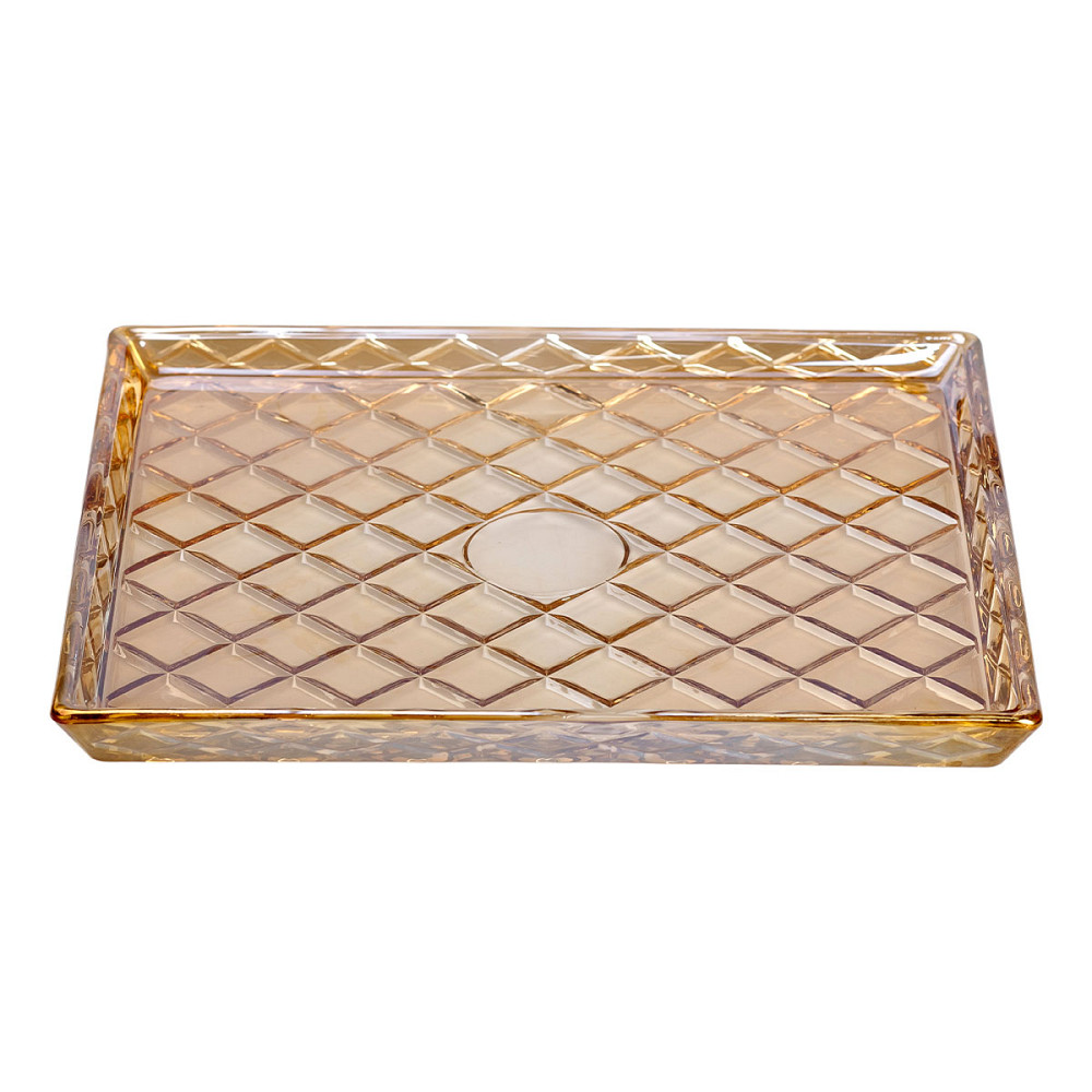 Блюдо для закусок скляне 24,5*20,5*2 см прямокутне HP-YH-53 Коломия - фото 1