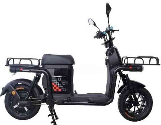 Электроскутер Crosser SUPER MAX (1200W 60V/30Ah LifePo4) Литой-Черный. Харьков