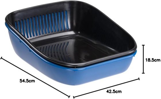 Лоток з просіюванням і антибактеріальним покриттям для кішок Ferplast Birda Basic Sanitized (Ферпласт Бірба) Запоріжжя
