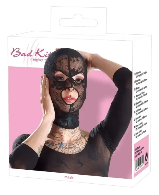 Маска ажурна Bad Kitty Sex Aura Київ - фото 4
