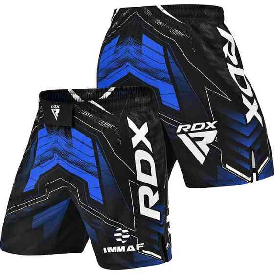 Шорти для MMA RDX MSS-IMF схвалені IMMAF Blue S Кам'янське