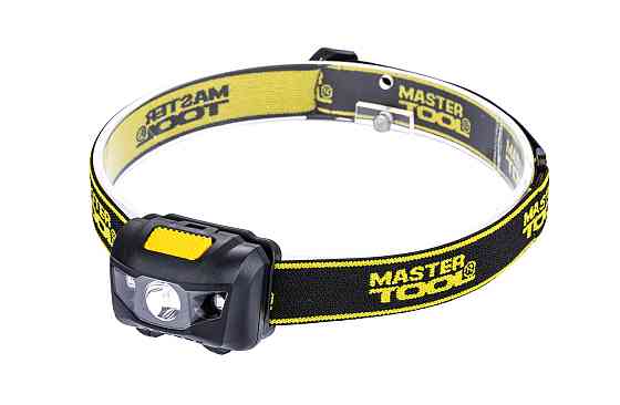 Ліхтар налобний MASTERTOOL 4 режими 59х41х32 мм WHITE LED+2xRED LED 3xAAA ABS 94-0812 Рівне