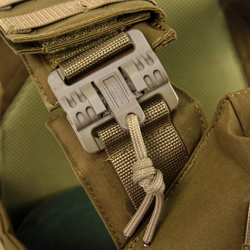Плитоноска Койот Cordura 1000 D зі швидким скиданням Запоріжжя - фото 4