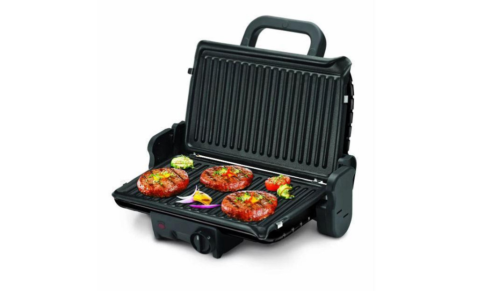 Гриль Tefal Minute Grill GC205012 нержавіюча сталь із чорним Харків - фото 2