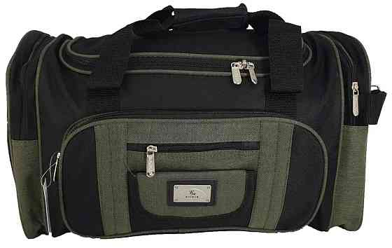 Сумка дорожня KAIMAN 60 см чорно-сіра S600701 Київ