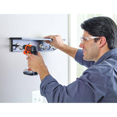Викрутка акумуляторна Black&amp;Decker 3.6 Li-Ion, 180 об/хв, реверс, підсвічування, 0.4 кг (BDCSFS30C) Вінниця - фото 5