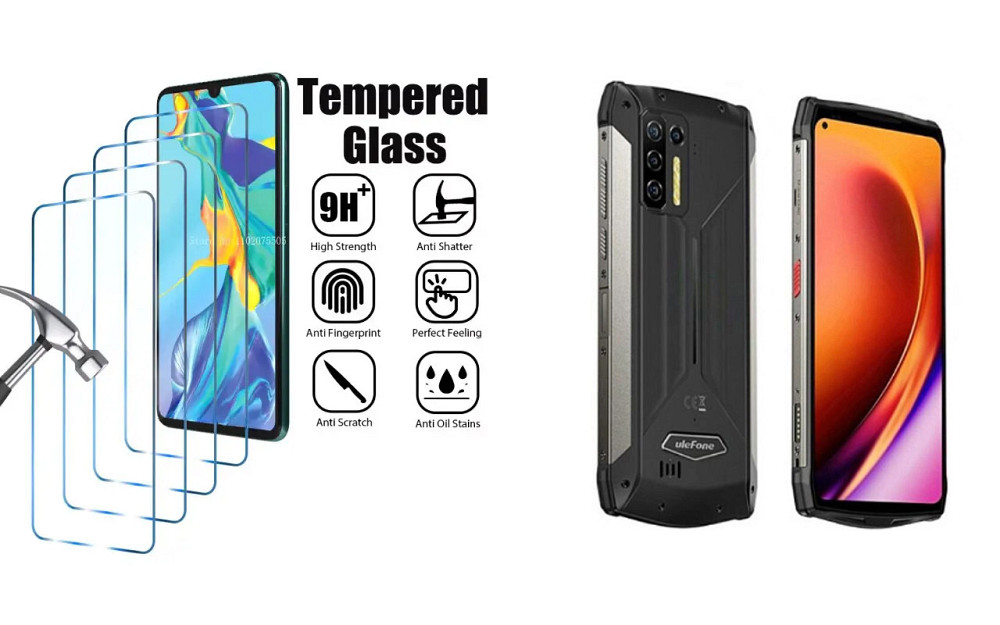 Защитное стекло ArmorGlass для Ulefone Power Armor 13 – устойчивое к царапинам и ударам Киев - изображение 1