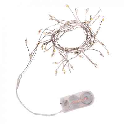 Гирлянда YES! Fun Кластер на медном проводе 50 LED Разноцветная 1 м Статическая Батарейки (975019) Винница