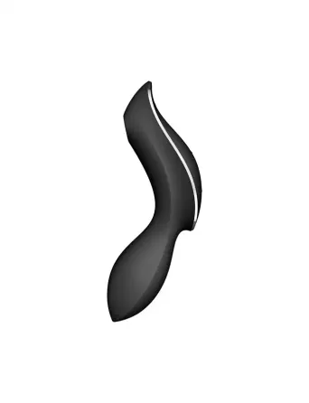 Вакуумний стимулятор з вібрацією Satisfyer Curvy Trinity 2 Black Львів