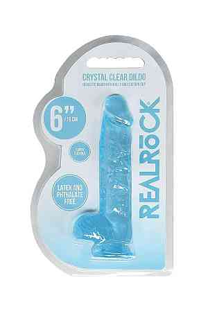 Фалоімітатор - Realrock Dildo 6" Blue Sex Aura Київ