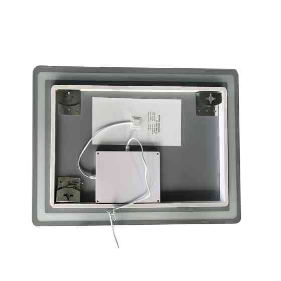 Зеркало Zerix Mirra MR05-80x60-REVERSE с LED Touch, Anti-fog, диммером, регулятором яркости (ZX6056) Киев