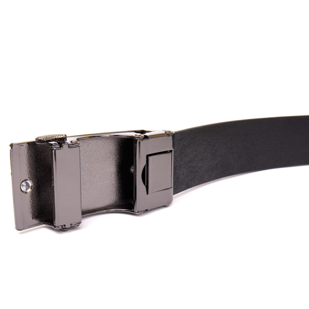 Ремень автомат мужской Vintage 20384 Черный Киев - изображение 4