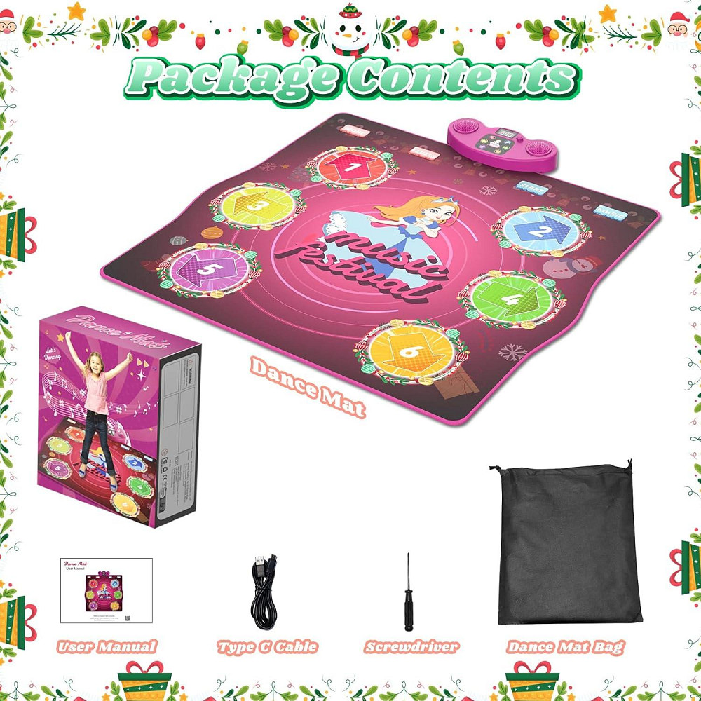 Танцювальний килимок для дітей віком 4-8 років з підсвічуванням LED та Bluetooth Луцк - изображение 3