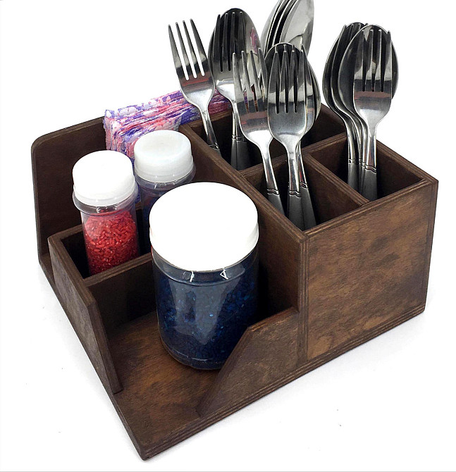 Підставка для столових приладів "Феста" капучино Миколаїв - фото 1