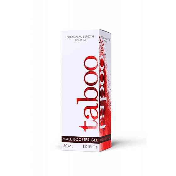 Збуджуючий та зігріваючий гель для чоловіків TABOO MALE BOOSTER GEL 30ML Sex Aura Київ