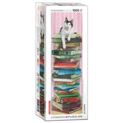 Пазл Eurographics Вчений кіт, 1000 елементів панорамний (6010-5632) Вінниця