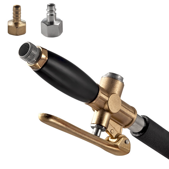 Ковш-хоппер штукатурный пневматический универсальный (стены и потолок), 3 л, 5-6 атм, 400 л/мин INTERTOOL PT-0406 Киев - изображение 4