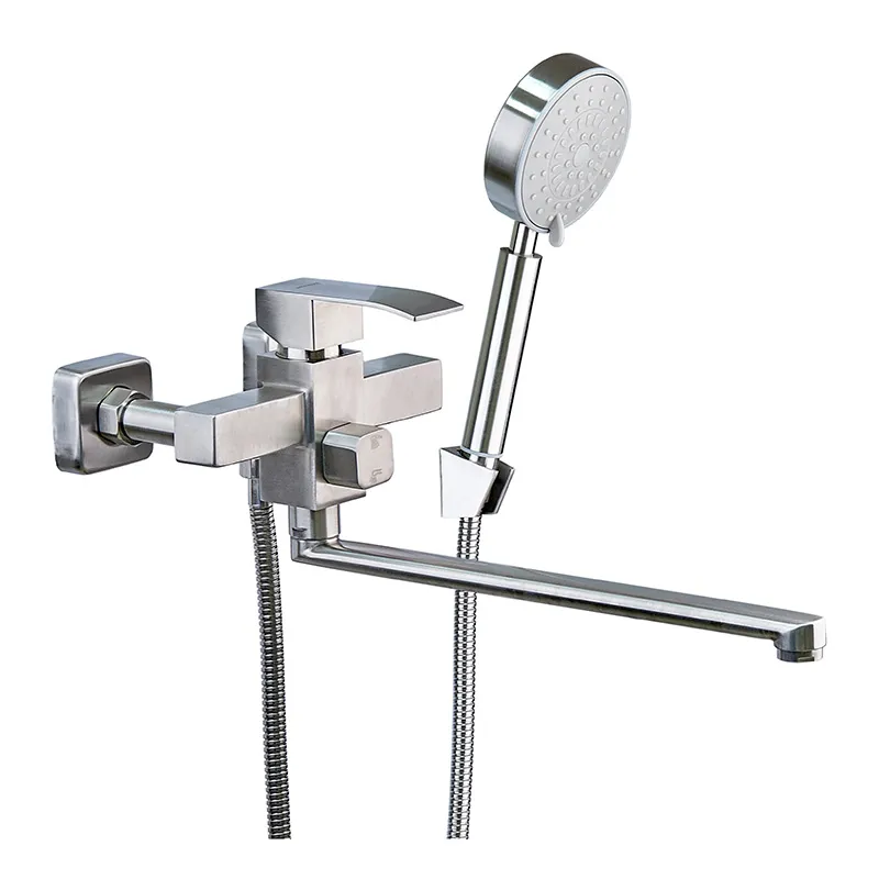 Змішувач для ванної Mixxus AMA-006 Euro з нержавіючої сталі MI6174 Харків - фото 1